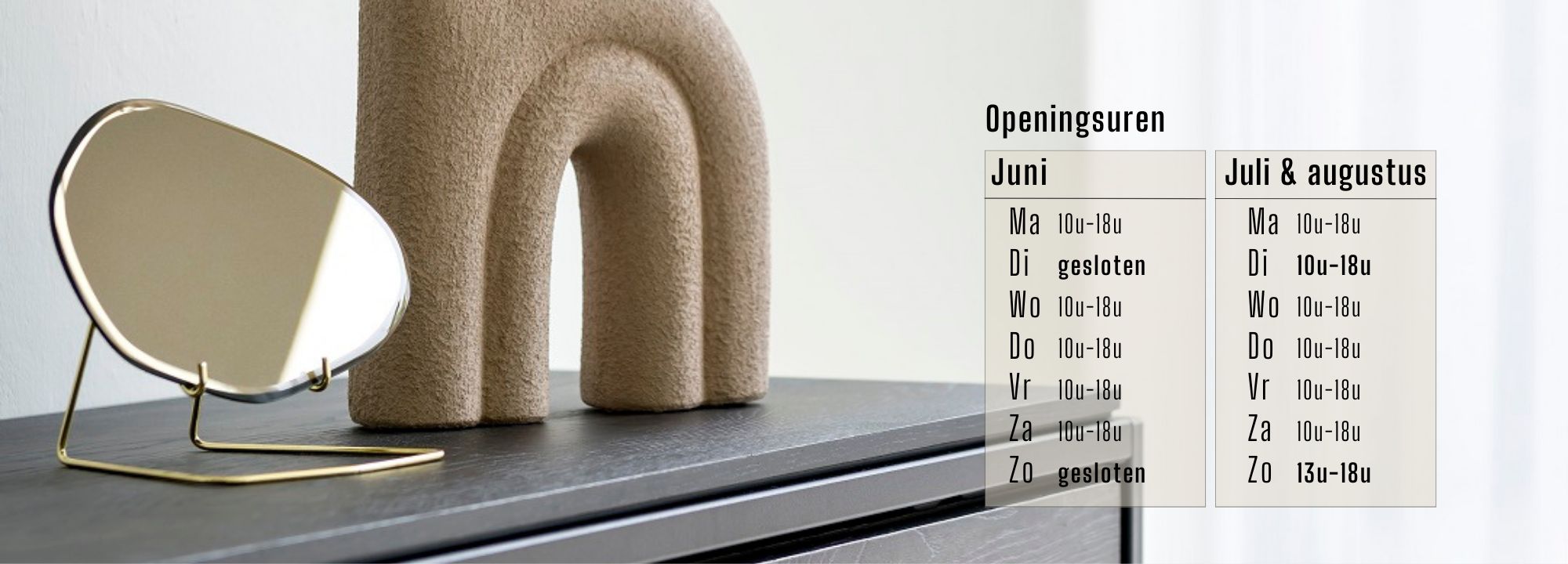 Dok Interiors Gent openingsuren juni en solden