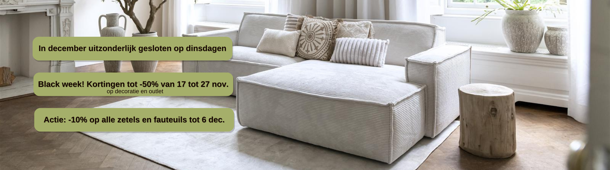 banner Dok Interiors november actie en black friday